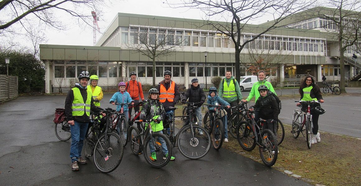 Gemeinsam mit dem Rad zur Schule!