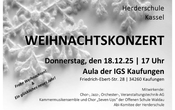 Weihnachtskonzert der Herderschule Kassel